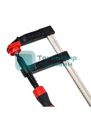 Струбцина F-образная усиленная Deli DL110830Z 300x80 мм, макс. усилие зажима 3000N, резьба 14мм