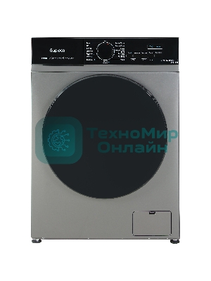 Стиральная машина Бирюса WM-SM812/03 M металлик, загрузка фронтальная 8 кг, 1200 об/мин, класс: А+++