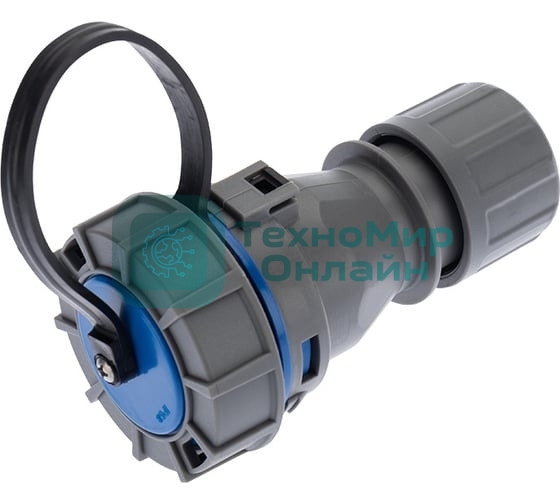 Розетка кабельная Rexant переносная влагозащищенная 16 А, 2Р+РЕ, IP68