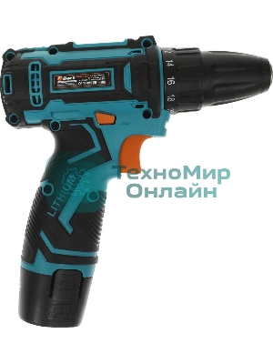 Дрель-шуруповерт Bort BAB-12x2Li-F, 12 В, 1,5 Ач, 36 Нм, щеточный