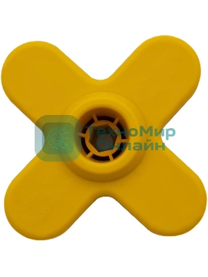 Головка триммерная универсальная гайка Denzel М10х1, 25 левая