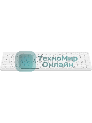 Клавиатура A4Tech Fstyler FBK27C AS белый USB беспроводная BT/Radio slim Multimedia (FBK27C AS)