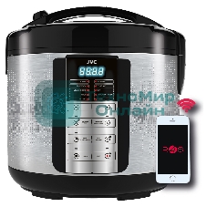 Мультиварка JVC JK-MC501 5 л, 860 Вт, серебристый/черный, металл