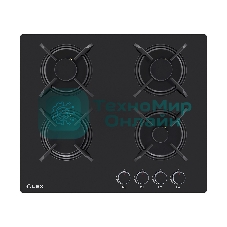 Газовая варочная поверхность LEX GVG 643 BBL, черный