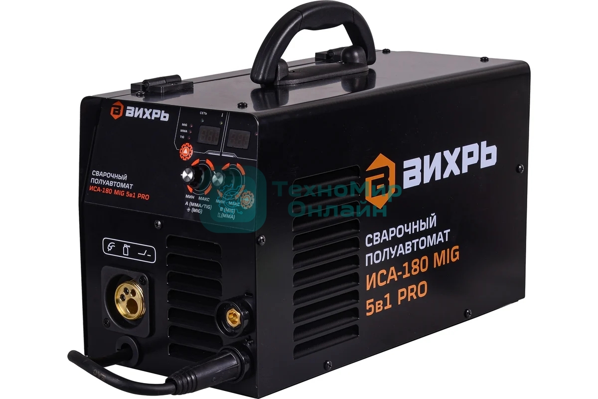Сварочный полуавтомат Вихрь ИСА-180 MIG 5в1 PRO