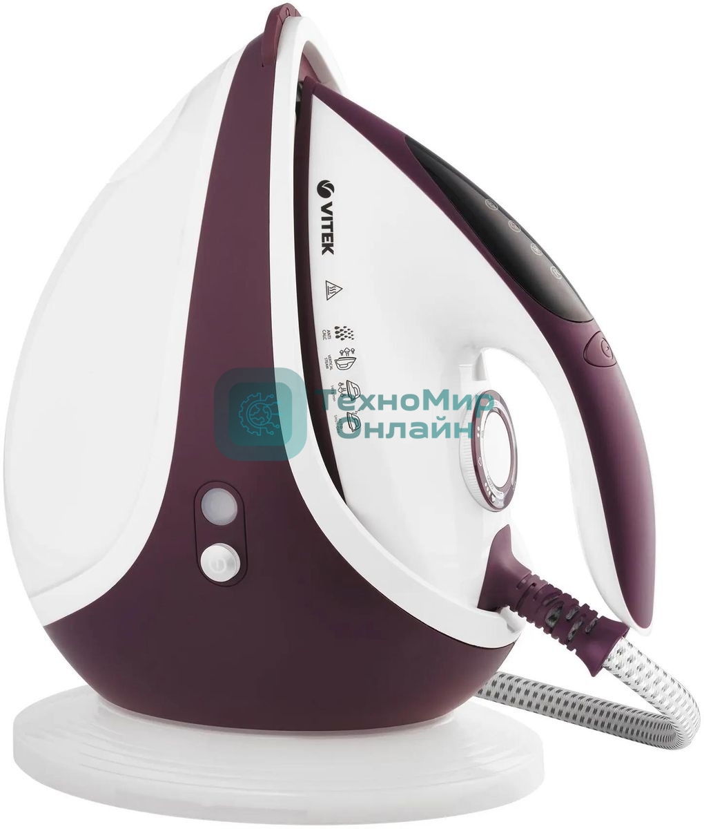 Парогенератор Vitek VT-2432 белый/бордовый