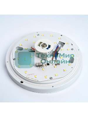 Светильник светодиодный Feron AL3016 ДБП-12w с датчиком 4000К 960Лм IP65 круглый белый