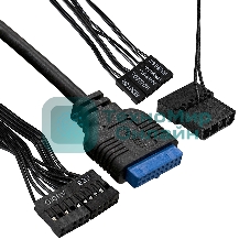 Компьютерный корпус Minitower ExeGate mEVO-7807-XP400 (mATX, БП XP400 с вент. 12см, 1*USB+1*USB 3.0, черный, 1 вент. 12см с RGb подсветкой)