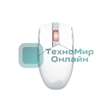 Мышь беспроводная ASUS ROG Strix Impact III белый, 36000 dpi, USB Type-A, радиоканал, Bluetooth, кнопки - 5