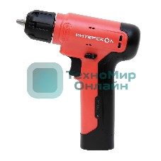 Дрель-шуруповерт ИНТЕРСКОЛ ДА-7,2ЭР 20, 7,2 В, 0,8 Ач, 20 Нм, щеточный