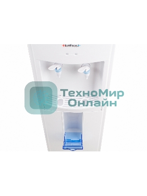 Кулер для воды Hotfrost V118R, верхняя загрузка, без нагрева, без охлаждения, белый