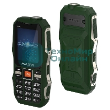 Мобильный телефон Maxvi P100 green