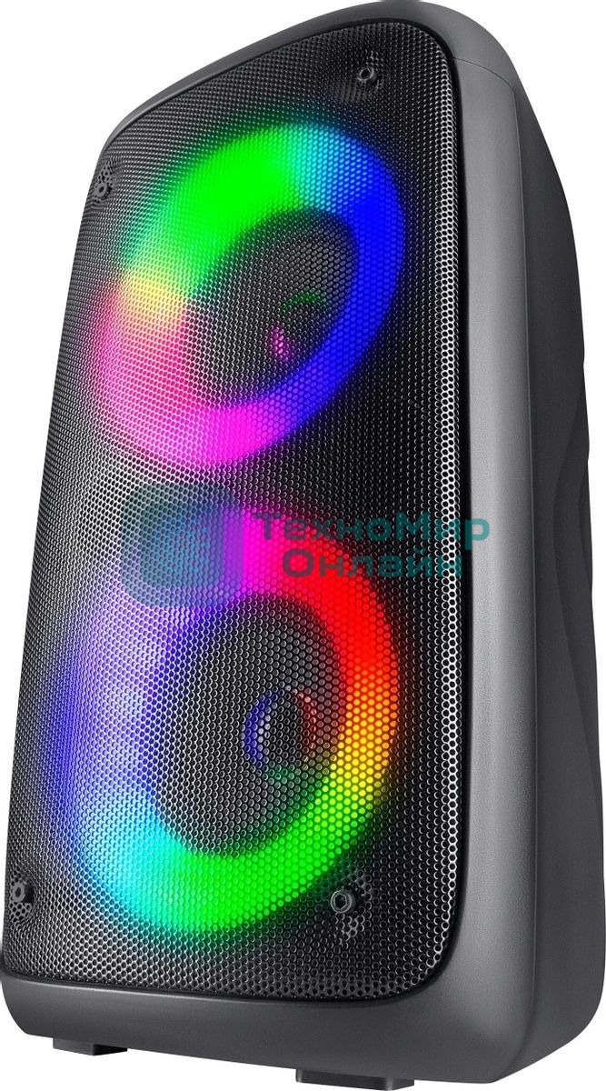 Портативная колонка Defender Boomer 20 20Вт Light/BT/FM/USB/AUX/MIC черный