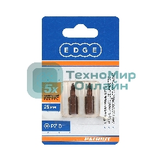 Бита EDGE by PATRIOT PZ0, сталь S2, длина 25 мм, 3шт в блистере