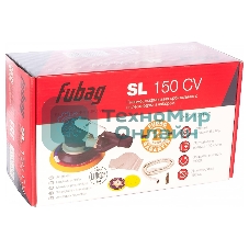 Пневмошлифмашина орбитальная Fubag SL150CV 100180 с пылеотводом с набором 130л/м 10000об мин 6.3 бар 150мм