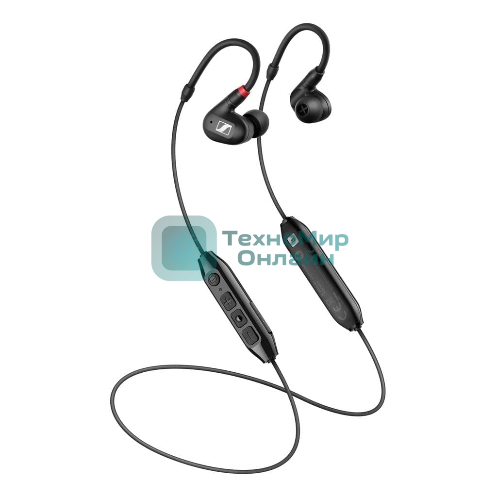Беспроводные/проводные наушники Sennheiser IE 100 PRO Wireless черный, внутриканальные, Bluetooth + проводной, до 10 ч