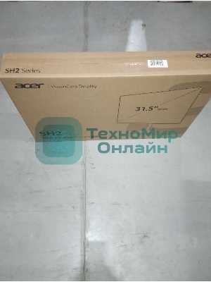 (Поврежденная упаковка) Монитор Acer SH322QKbmiphux 31,5'', 16:9, VA, UHD, 4ms, 250cd, 60Hz, HDMI, DP, USB-C, SPK, HAS UM.JS2CD.002 (Новый товар  в заводской упаковке  с повреждениями)