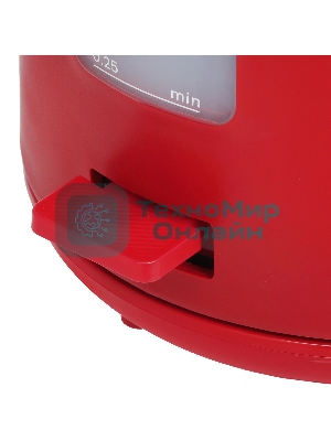 Электрочайник Bosch TWK2M164 красный, 1.7 л, 2400 Вт, скрытый нагревательный элемент