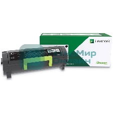 Картридж лазерный Lexmark черный для MS521, MS621, MX521, MX522, MX622 25000 стр.
