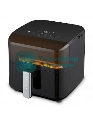 Аэрогриль BQ GR2001 черный, 1500 Вт, 4 л, сенсор, 8 программ