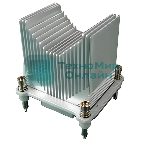 Радиатор охлаждения Dell 412-AAYT серебристый