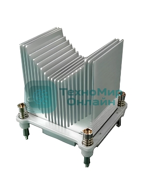 Радиатор охлаждения Dell 412-AAYT серебристый