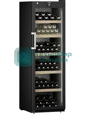 Винный шкаф Liebherr WPbli 5231 черный, 441 л, 1 отсек, 229 бут., класс F