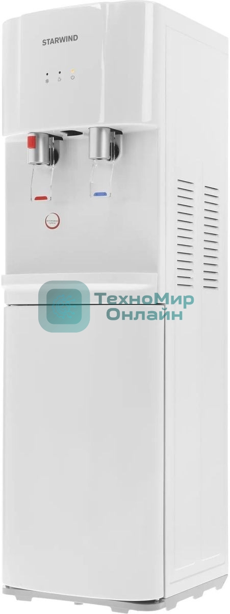 Кулер для воды Starwind SW-1113EW, верхняя загрузка, нагрев 95 °С, охлаждение 10 °С, белый
