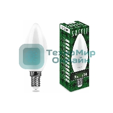 Лампа светодиодная SAFFIT SBC3709 (55079) 9Вт Е14 белый матовая свеча