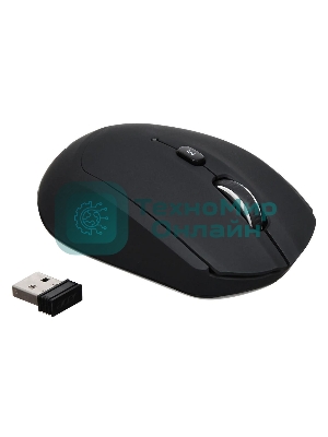 Мышь беспроводная Acer OMR040 черный, 1600 dpi, радиоканал, USB, кнопки - 6