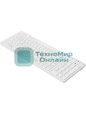 Клавиатура A4Tech Fstyler FBK27C AS белый USB беспроводная BT/Radio slim Multimedia (FBK27C AS)