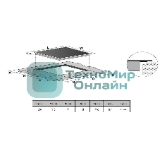 Электрическая варочная панель Weissgauff HV 633 BS