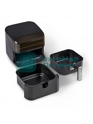 Аэрогриль BQ GR2001 черный, 1500 Вт, 4 л, сенсор, 8 программ