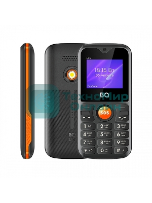Мобильный телефон BQ 1853 Life черный/оранжевый