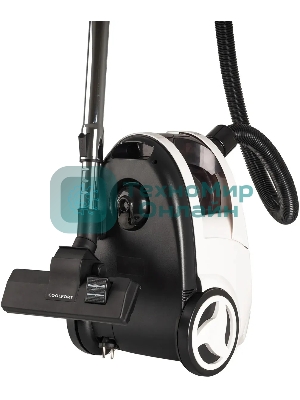 Пылесос Coolfort CF-3040 белый, 250/1800 Вт, уборка сухая, пылесборник контейнер 2 л