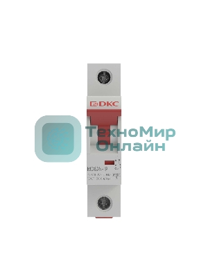 Выключатель автоматический однополюсный DKC 20А B MD63N-1PB20 6кА