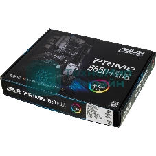 Материнская плата ASUS PRIME B550-PLUS, AM4, AMD B550, 4xDDR4, 6xSATA, 2xM.2, 1xPCIe 3.0 x16, 1xPCIe 4.0 x16, 3xPCIe x1, 1xDP, 1xHDMI, 1x 1Gb LAN, 1xUSB 3.2 Gen 2, 4xUSB 3.2 Gen 1, 2xUSB 2.0, 5x3.5 мм, 7.1, ATX