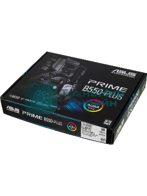 Материнская плата ASUS PRIME B550-PLUS, AM4, AMD B550, 4xDDR4, 6xSATA, 2xM.2, 1xPCIe 3.0 x16, 1xPCIe 4.0 x16, 3xPCIe x1, 1xDP, 1xHDMI, 1x 1Gb LAN, 1xUSB 3.2 Gen 2, 4xUSB 3.2 Gen 1, 2xUSB 2.0, 5x3.5 мм, 7.1, ATX