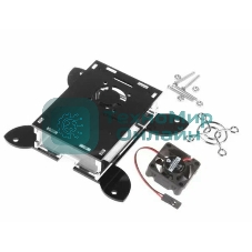 Корпус Qumo, VESA 100x100+вентилятор, Raspberry Pi 4, акрил, черный (RS043)