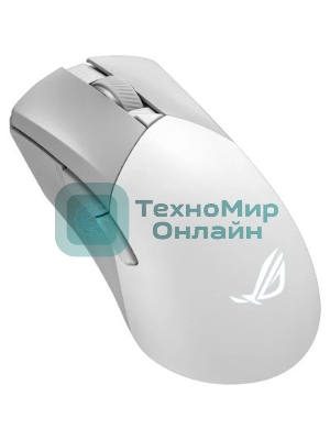 Мышь ASUS ROG GLADIUS III WL AIMPOINT, 79g, Wired, 2.4GHz RF, Bluetooth 5.1, 36K DPI sensor, 6 Prograммable Buttons, White