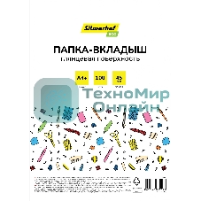 Папка-вкладыш Silwerhof Eco глянцевые А4+ 45мкм (упаковка: 100 шт)