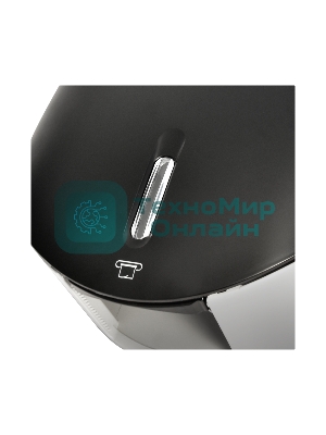 Диспенсер туалетной бумаги Рuff-7145Bl черный, с замком, ABS-пластик