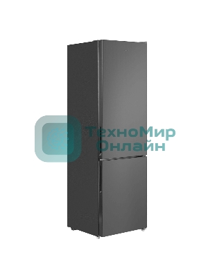 Холодильник Maunfeld MFF200NFSTSE серый двухкамерный 260/96л морозилка снизу, No Frost