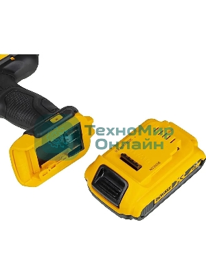 Дрель-шуруповерт DeWalt DCD771D2-QW, 18 В, 2 Ач, 42 Нм, щеточный
