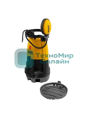 Дренажный насос Denzel DP-600S для чистой и грязной воды, 600 Вт, напор 7 м, 13000 л/ч