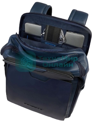 Рюкзак мужской Piquadro Ael CA6923S142/BLU синий кожа
