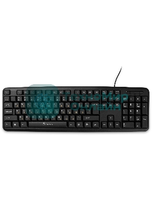 Клавиатура проводная Oklick 130M, USB, черный