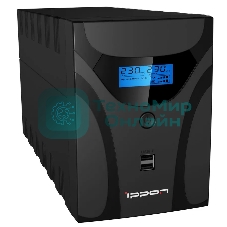Источник бесперебойного питания Ippon Smart Power Pro II Euro 1600 960Вт 1600ВА черный