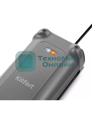 Вафельница Kitfort КТ-1691 700Вт серый/серый