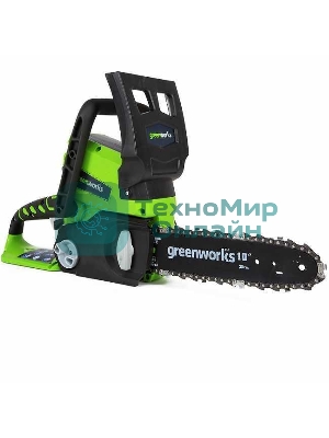 Цепная пила аккумуляторная GreenWorks G24CS25K2, 24V, 25 см, c АКБ 2Ач и ЗУ (2007707UA)